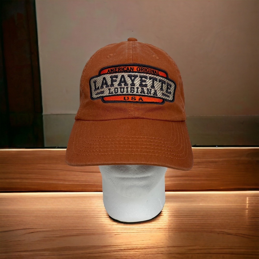 My Town Originals Hat Lafayette, Louisiana Orange Adjustable